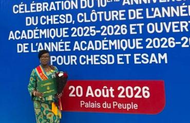 RDC : la députée Adèle Bazizane diplômée du CHESD avec une mention « grande distinction »