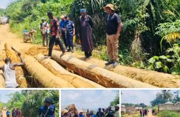 Dégradation de la RN3 sur l’axe Walikale-Nyasi : le chef de secteur des Wanianga Dr Akilimali Bamwisho s’impregne de la situation