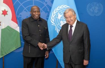 À New York, Guterres et Ndayishimiye évoquent la paix et la sécurité dans les Grands Lacs