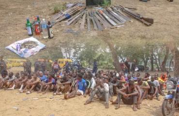 Kinshasa : plus de  80 présumés criminels interpellés lors d’une opération policière à Mont-Ngafula
