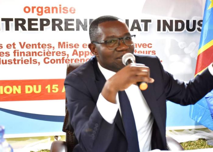 <p>le ministre Julien Paluku lance la première édition de l’entrepreneuriat industriel</p>