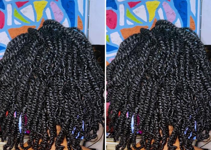 <p>Twists faits avec le beurre de karité</p>