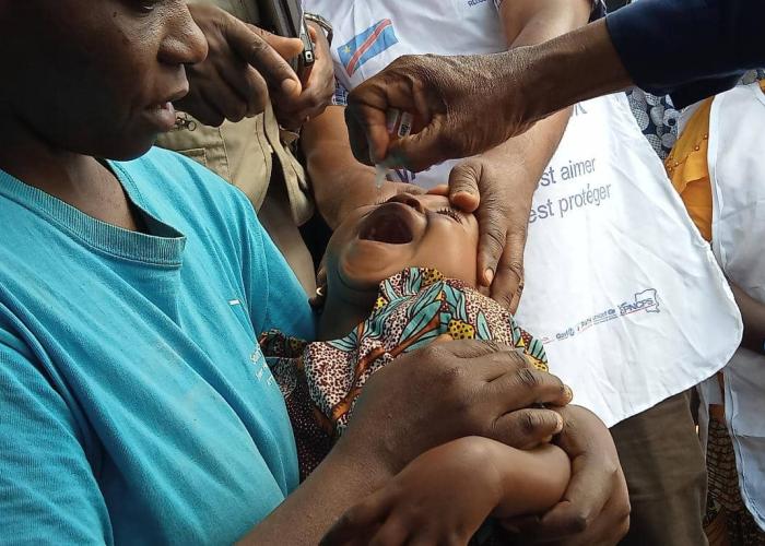 Vaccination contre poliomyélite : 98% d’enfants de 0 à 59 atteints dans la DPS antenne de Butembo