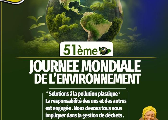 Journée Mondiale de l’Environnement : la gestion des déchets plastiques au centre d’une commémoration