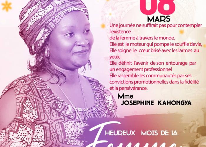 8 mars : "Une journée ne suffirait pas pour contempler l'existence de la femme à travers le monde, Elle est le moteur qui pompe le souffle de vie"(Mme Joséphine Sauda)