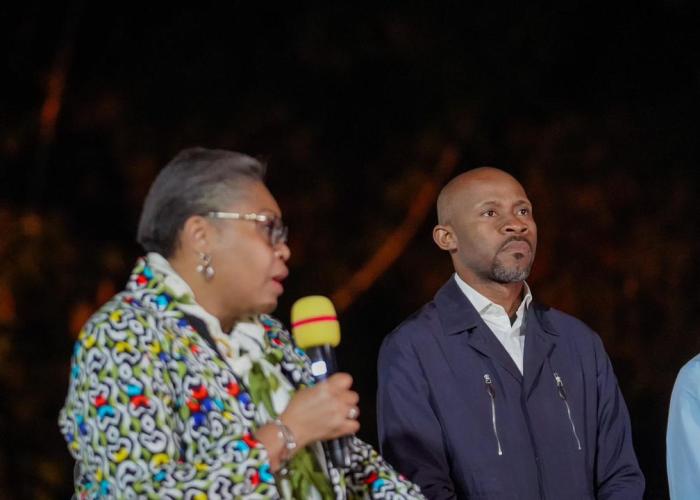 Judith Suminwa en visite à Goma : « Je peux imaginer ce que c'est souffrir dans sa chair quand on ne sait pas scolariser ses enfants, les nourrir,... »