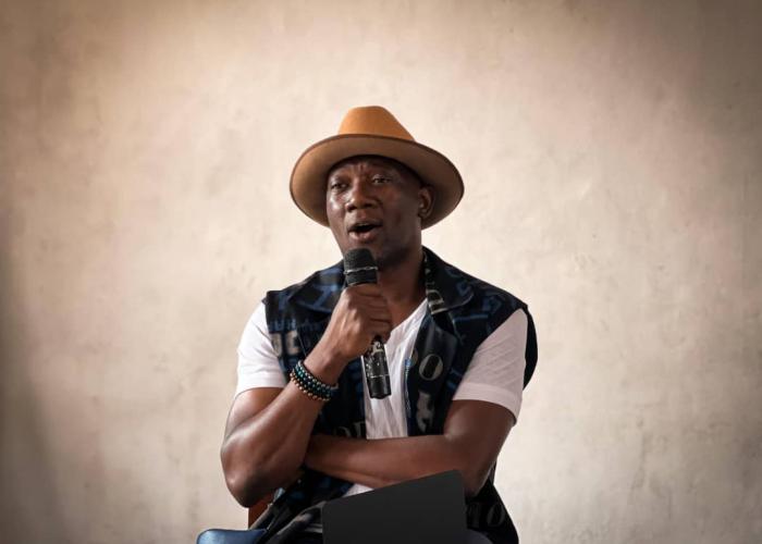Le Chorégraphe Burkinabè Serge Coulibaly face aux artistes de Goma sur l’Art en zone de conflit
