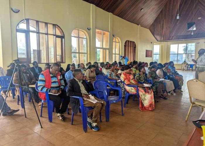 Des acteurs sociaux de Butembo briefés sur le renforcement de la communication de risque