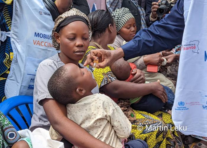 Vaccination contre poliomyélite, plus de 980 enfants de 0 à 59 mois attendus en DPS antenne de Butembo