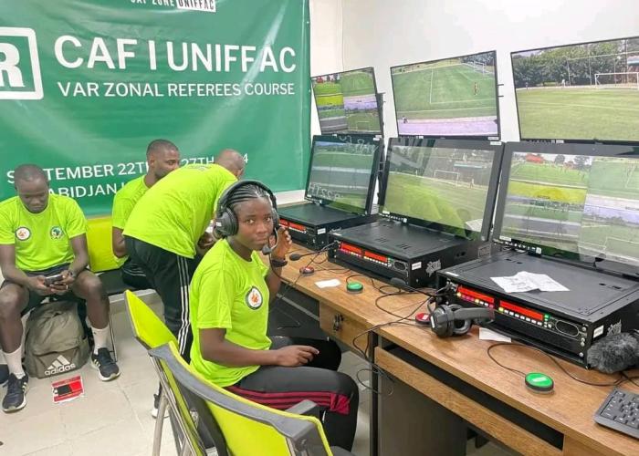 L'arbitre Internationale Congolaise Rachel Zihindula au rendez-vous