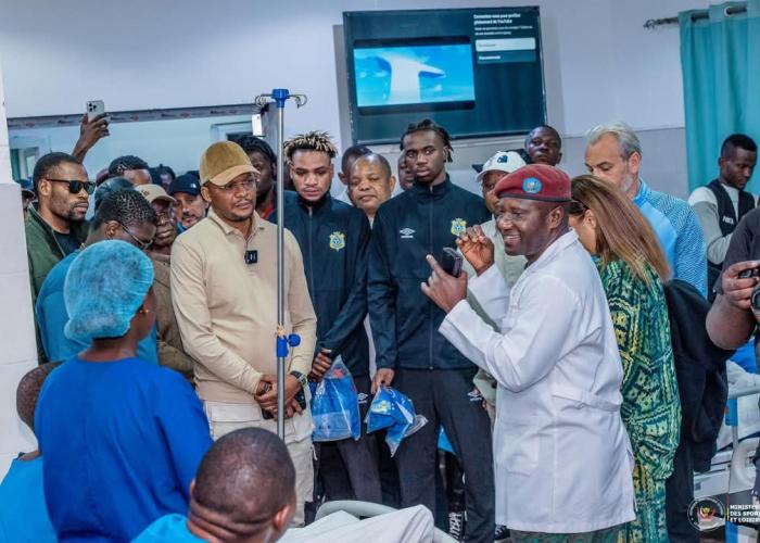 Les Léopards rendent visite aux militaires FARDC et Wazalendo blessés de guerre du M23