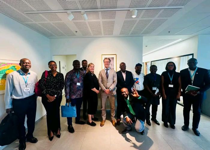 Une délégation de la jeunesse Congolaise échange avec l'ambassade de la Suède sur la paix et le développement