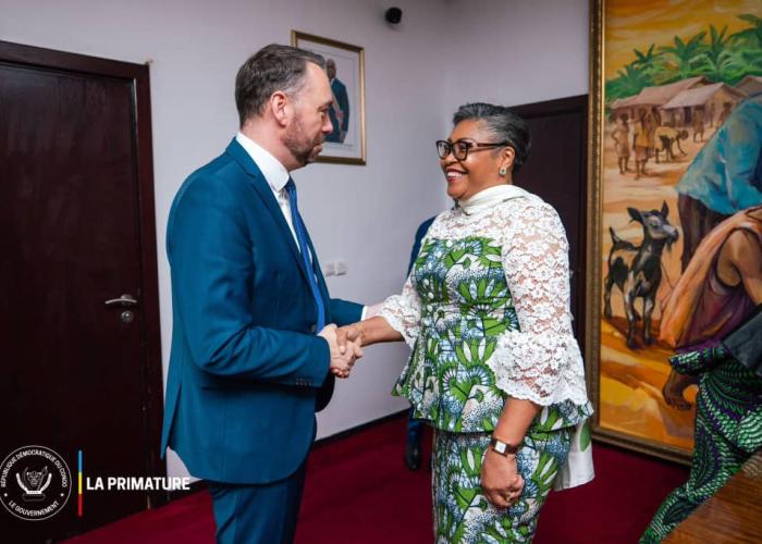 Judith Suminwa Tuluka et Maxime Prévot échangent sur la situation sécuritaire en RDC