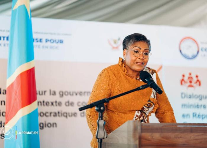 Judith Suminwa lance le dialogue national sur la gouvernance minière