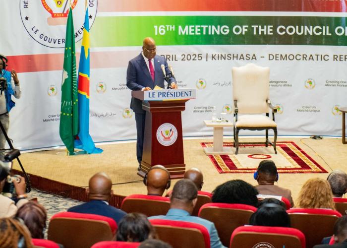 « Depuis mon arrivée..., j'ai fait de l'intégration économique continentale et régionale, une priorité stratégique » (F. Tshisekedi)