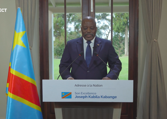 Joseph Kabila dénonce un "recul spectaculaire de la démocratie" et annonce son arrivée imminente à Goma