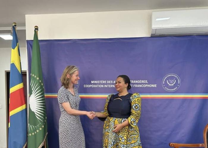 La diplomate Britannique Tiffany Sadler salue les avancées diplomatiques entre Kinshasa et Kigali