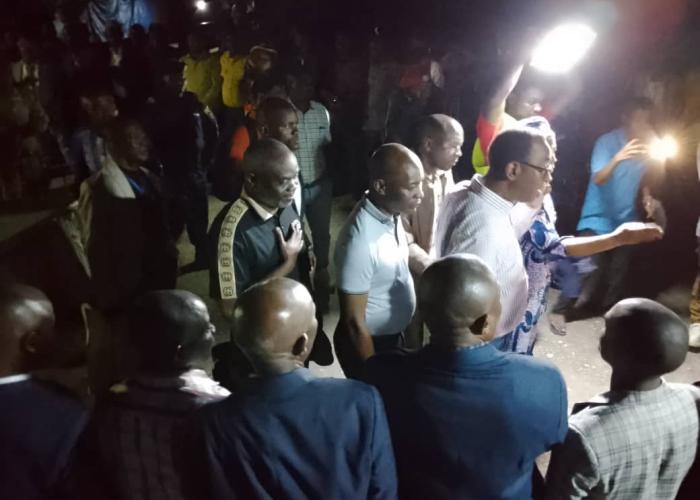 Le Gouverneur Jean-Jacques Purusi foule ses pieds pour la première fois à Baraka depuis son élection